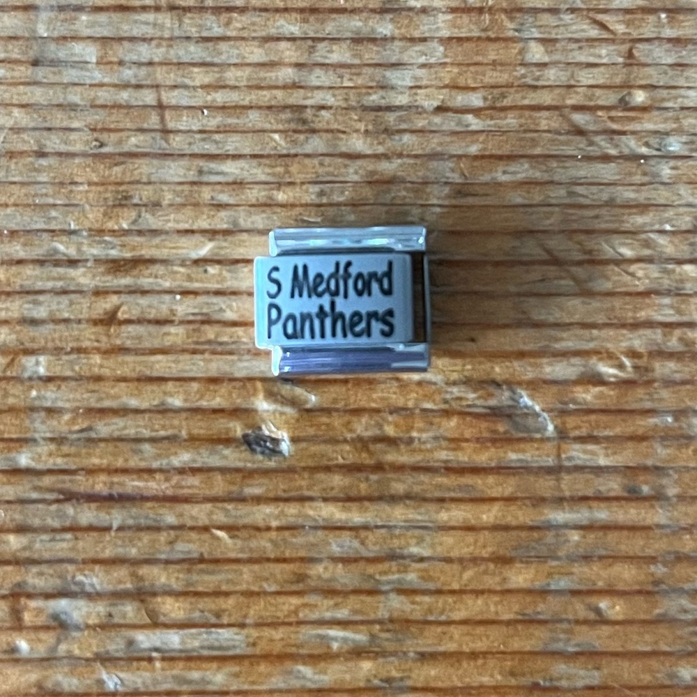 Italian Link Charm S Medford Panthers - stainless steel 9mm